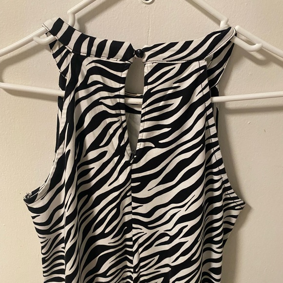 New York & Co Zebra Print Dress - Picture 2 of 5